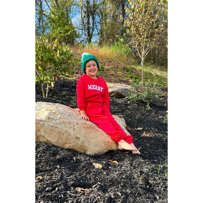 Merry Sweatsuit, Red - Loungewear - 2