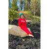 Merry Sweatsuit, Red - Loungewear - 2 - thumbnail