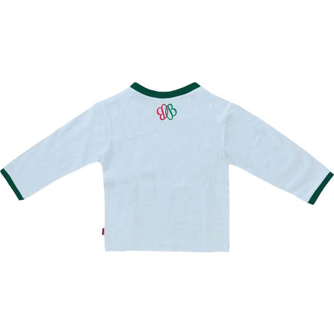 Golf Cart Santa Long Sleeve Shirt, Blue - T-Shirts - 5