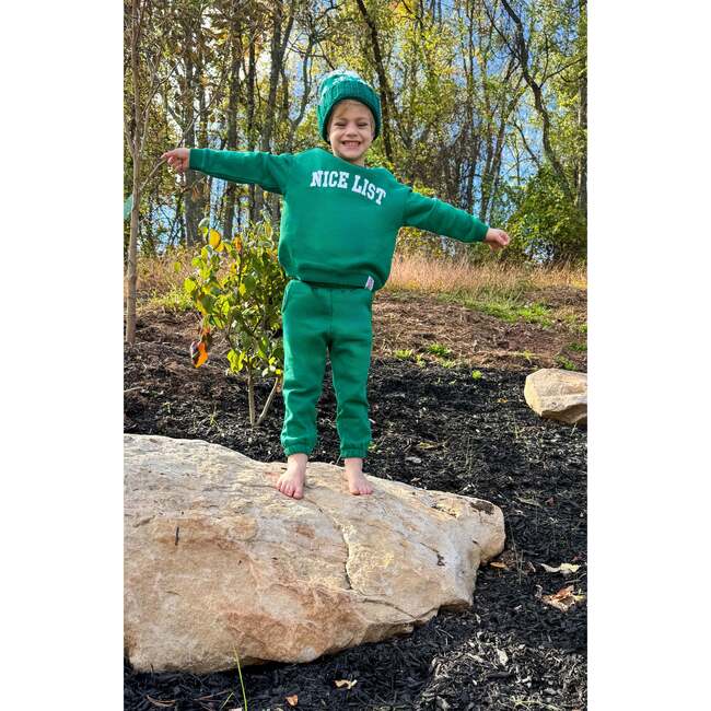 Nice List Sweatsuit, Green - Loungewear - 2