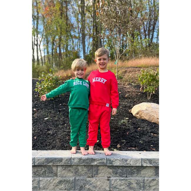 Nice List Sweatsuit, Green - Loungewear - 3