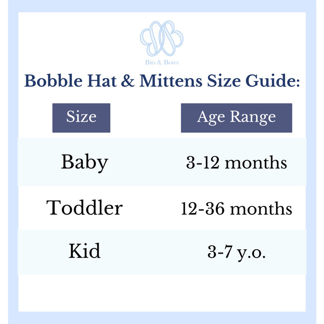 Merry Bobble Hat/Mittens Bundle, Red - Winter Hats - 3