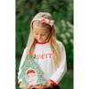 Merry Long Sleeve Shirt, White/Red - T-Shirts - 3