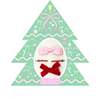 Christmas Tree Bows & Bracelet Gift Set, Green - Bracelets - 1 - thumbnail