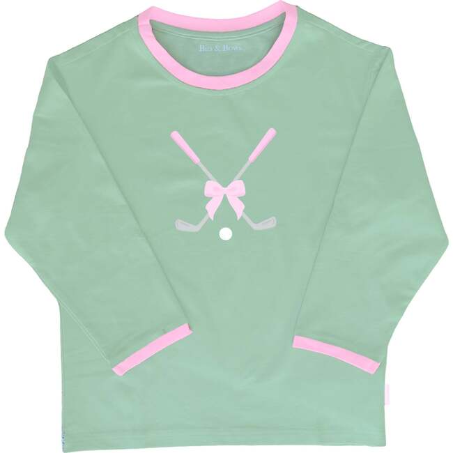 Bow Golf Clubs Long Sleeve Shirt, Green