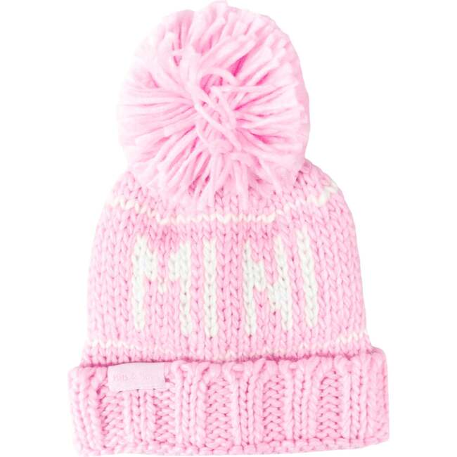 Mama/Mini Bobble Hat Bundle, Pink - Winter Hats - 4