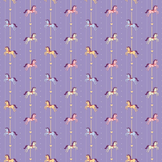 Velvet Bow Top, Purple Carousel - Blouses - 3