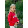 Merry Sweatshirt, Red - Sweatshirts - 4 - thumbnail