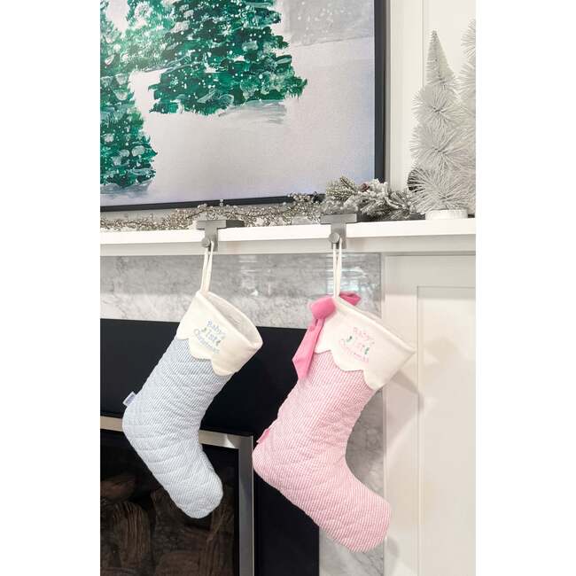 Baby's 1st Christmas Stocking, Pink