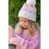 Bows Bobble Hat/Mittens/Scarf Bundle, Pink - Mixed Accessories Set - 7