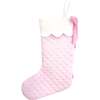 Baby's 1st Christmas Stocking, Pink - Stockings - 3 - thumbnail