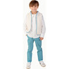 Boys' Chinos, Blue Dino - Pants - 2