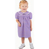 Lace Trim Dress, Purple Carousel - Dresses - 2 - thumbnail