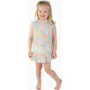Drop Waist Dress, Rainbow Doodle - Dresses - 2