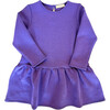 Long Sleeve Tennis Dress, Purple - Dresses - 1 - thumbnail