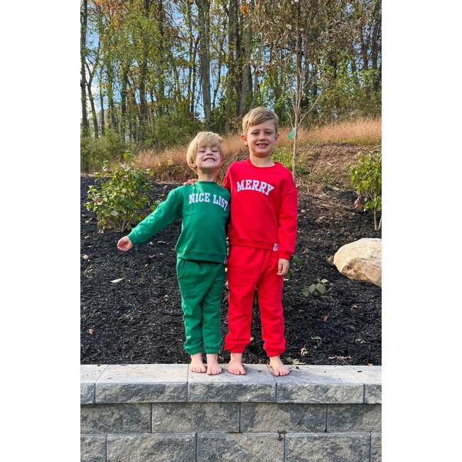 Nice List Sweatsuit, Green - Loungewear - 7