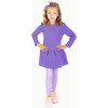 Long Sleeve Tennis Dress, Purple - Dresses - 2