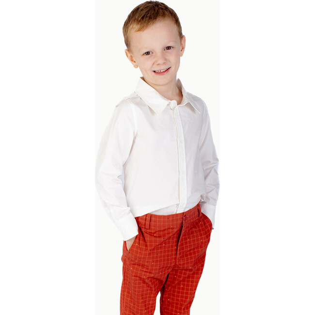 Boys' Button Down, White