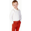 Boys' Button Down, White - Button Downs - 2
