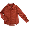 Boys' Button Down, Red Dino - Button Downs - 1 - thumbnail