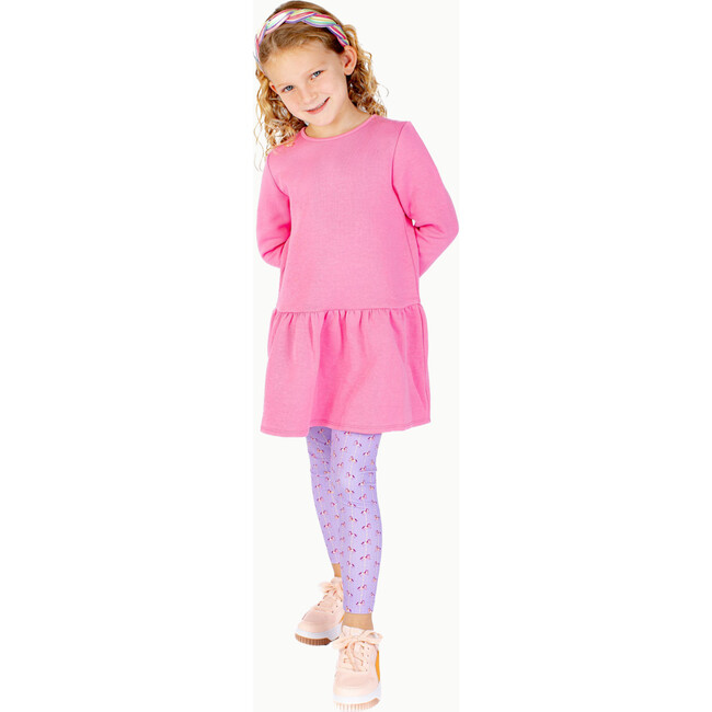 Nylon Leggings, Purple Carousel