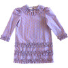 Ruffle Dress, Purple Carousel - Dresses - 1 - thumbnail