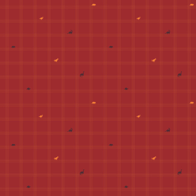 Boys' Button Down, Red Dino - Button Downs - 4