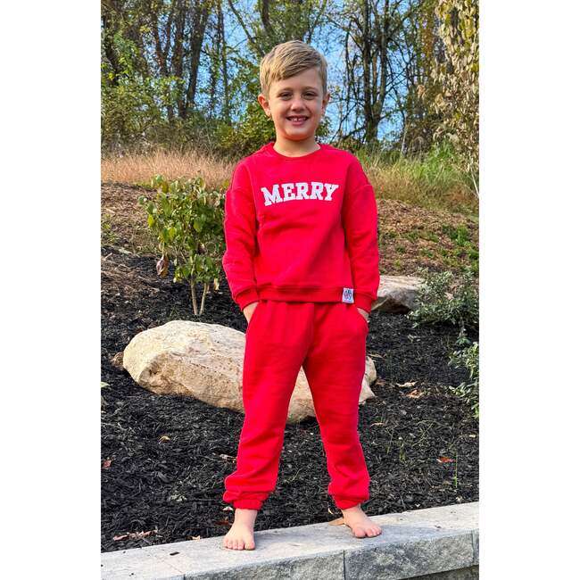 Jogger Sweatpants, Red - Sweatpants - 5