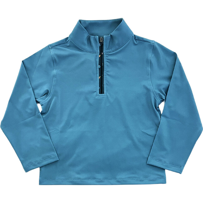 Boys' Athletic Half Zip, Blue/Space