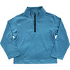 Boys' Athletic Half Zip, Blue/Space - Sweatshirts - 1 - thumbnail