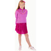 Ruffle Skirt, Purple Metallic - Skirts - 2