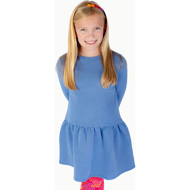 Long Sleeve Tennis Dress, Light Blue