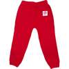 Jogger Sweatpants, Red - Sweatpants - 6 - thumbnail