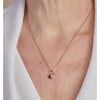 Personalized Valentine's Disc Necklace, 18K Gold Plated - Necklaces - 3 - thumbnail