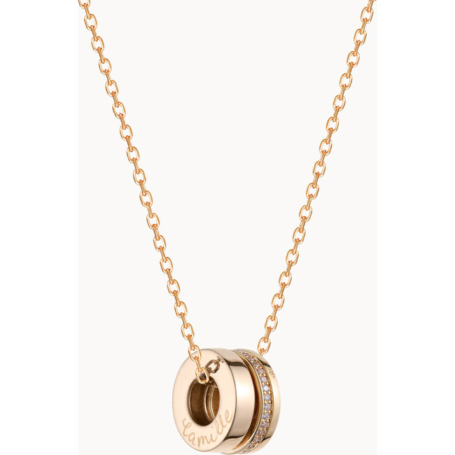 Personalized Unity Necklace, 18K Gold Plated