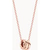 Personalized Unity Name Necklace, 18K Rose Gold Plated - Necklaces - 1 - thumbnail