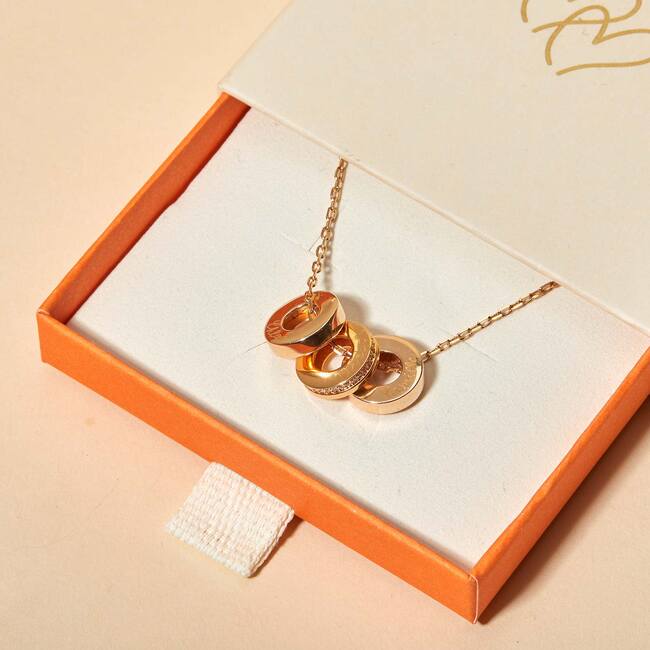 Personalized Unity Necklace, 18K Gold Plated - Necklaces - 4