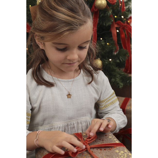Personalized Star Necklace, 18K Gold Plated - Necklaces - 3