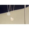 Personalized Signature Disc Necklace, Sterling Silver - Necklaces - 4 - thumbnail