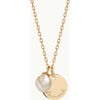 Personalized Pearl Drop Necklace, 18K Gold Plated - Necklaces - 1 - thumbnail