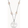 Personalized Pearl Chain Necklace, Sterling Silver - Necklaces - 1 - thumbnail