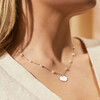 Personalized Pearl Chain Necklace, Sterling Silver - Necklaces - 2