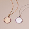 Personalized Pink October Signature Necklace, Sterling Silver - Necklaces - 2
