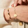 Personalized Pearl Pastille Chain Bracelet, 18K Gold Plated - Bracelets - 2 - thumbnail