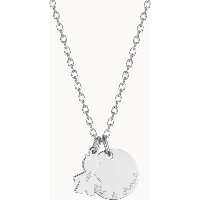 Personalized Mummy Necklace, Sterling Silver - Necklaces - 2