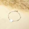 Personalized Pearl Pastille Chain Bracelet, Sterling Silver - Bracelets - 3 - thumbnail