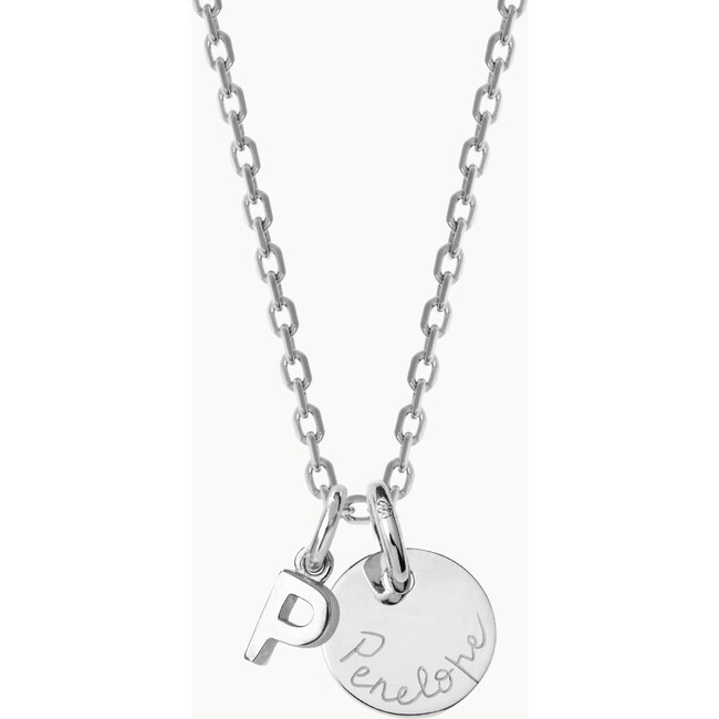 Personalized Mini Alphabet Necklace, Sterling Silver