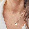 Personalized Mini Alphabet Necklace, 18K Gold Plated - Necklaces - 3
