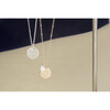 Personalized Signature Disc Necklace, 18K Gold Plated - Necklaces - 5