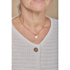 Personalized Mini Crystal Alphabet Necklace, 18K Gold Plated - Necklaces - 2